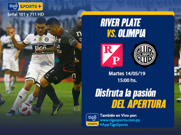 Ahora sí juegan River y Olimpia