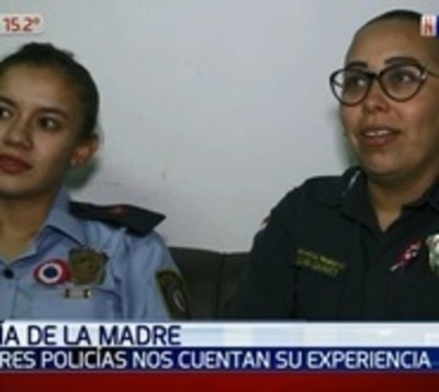 Mamá y policía, la gran labor de cuidar a los hijos y a la ciudadanía - Paraguay.com