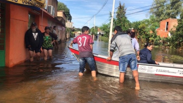 Anuncian que el nivel del río Paraguay seguirá aumentando