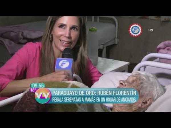 Rubén Florentin el Paraguayo de Oro en Vive la Vida