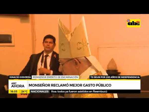 Iglesia pide no dar privilegios con el gasto público - Tv - ABC Color