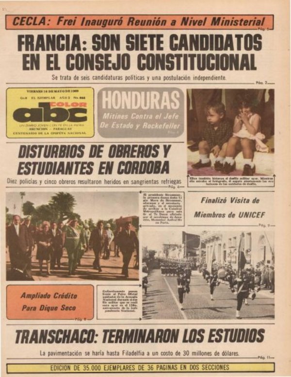16 de mayo de 1969 - Un Dia Como Hoy - ABC Color