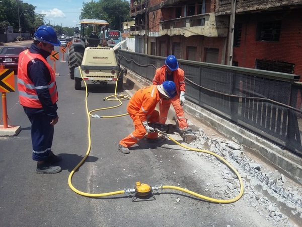 Inician nuevo frente en el viaducto de Madame Lynch y Eusebio Ayala - ADN Paraguayo