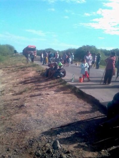 Indígenas cierran nuevamente Transchaco - Nacionales - ABC Color