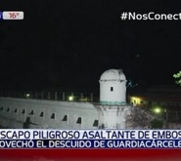 Escapó peligroso asaltante del penal de Emboscada - Paraguay.com
