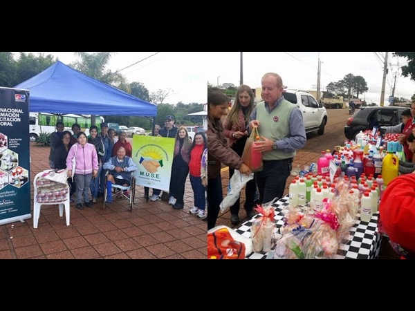 Emprendedores con discapacidad realizaron Feria en Cambyretá