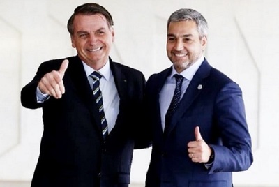 Abdo Benítez niega amenazas de Bolsonaro