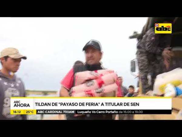 Tildan de payaso de feria al titular de la SEN - Tv - ABC Color