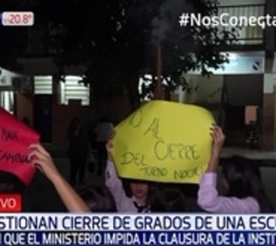 Denuncian cierre repentino de cursos en colegio de Asunción - Paraguay.com