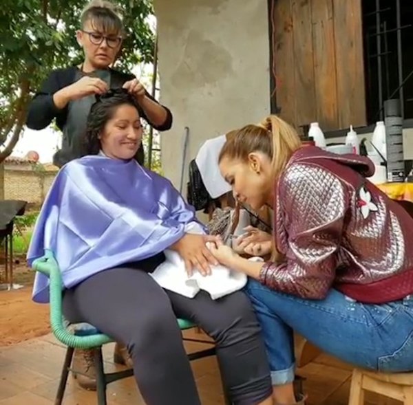 ¡Dallys Ferreira le tuneó a una mami!