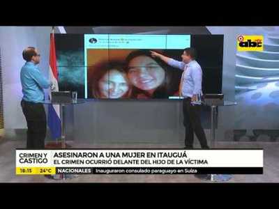 Asesinaron a una mujer en Itauguá - Tv - ABC Color