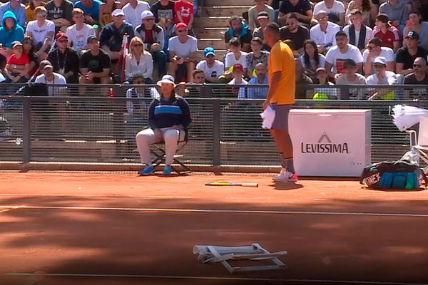 Kyrgios se descontroló y fue descalificado - ADN Paraguayo