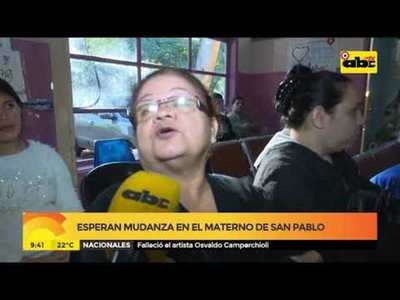 Esperan mudanza en el materno de San Pablo - Tv - ABC Color
