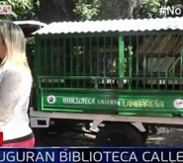 Inauguran biblioteca callejera en Lambaré - Paraguay.com