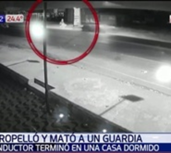 Estudiante de medicina se quedó dormido al volante y mató a un guardia - Paraguay.com