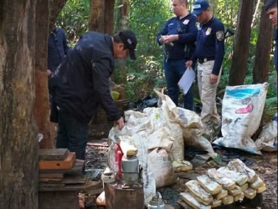 Destruyen más de 250 kilos de marihuana en Caaguazú