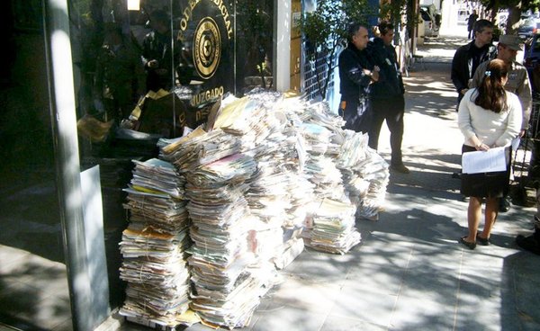 Expedientes de juzgados de paz, sin cabida en edificios del Poder Judicial - Edicion Impresa - ABC Color