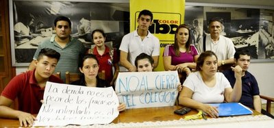 Alumnos piden que no se cierre colegio - Edicion Impresa - ABC Color