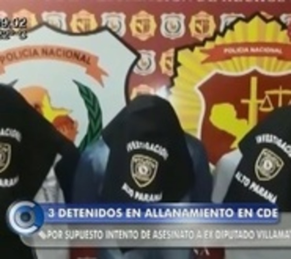 Detienen a presuntos implicados en plan de atentado contra exdiputado - Paraguay.com