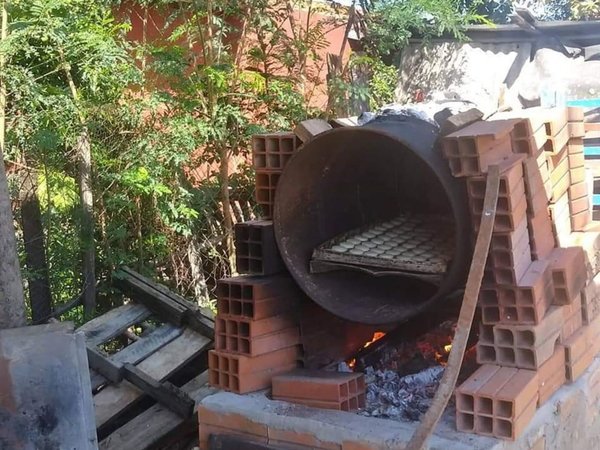 Con horno de tambor pudo armar su propia panadería