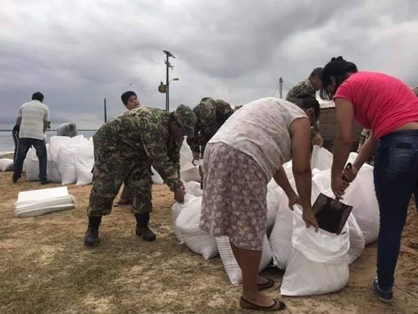 Precisan voluntarios para tareas de refuerzo del muro en Pilar