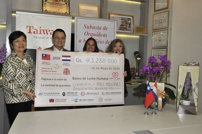 Embajada de Taiwán entregó G. 43.280.000 - Edicion Impresa - ABC Color