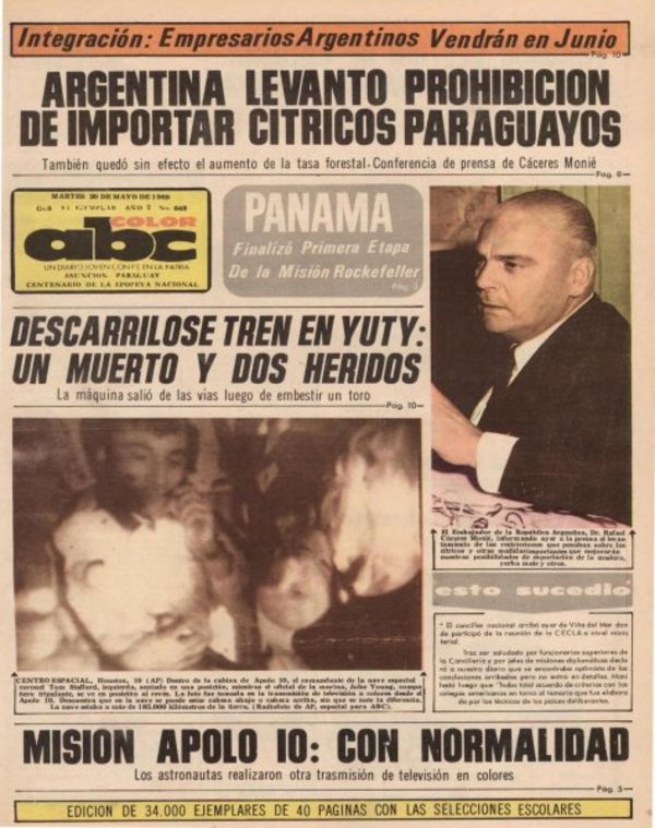 20 de mayo de 1969 - Un Dia Como Hoy - ABC Color