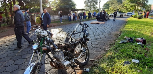 Conductor borracho mata a motociclista en accidente - ADN Paraguayo
