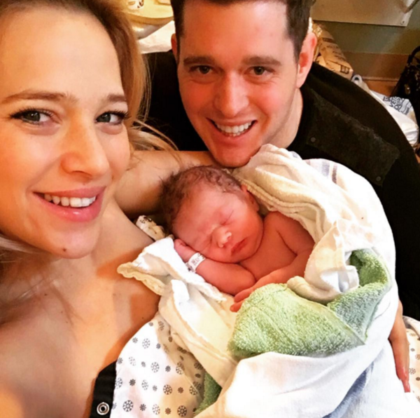 Michael Bublé y Luisana Lopilato dan la bienvenida a un nuevo bebé