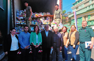 Empresarios de CDE enviaron donaciones | Diario Vanguardia 13