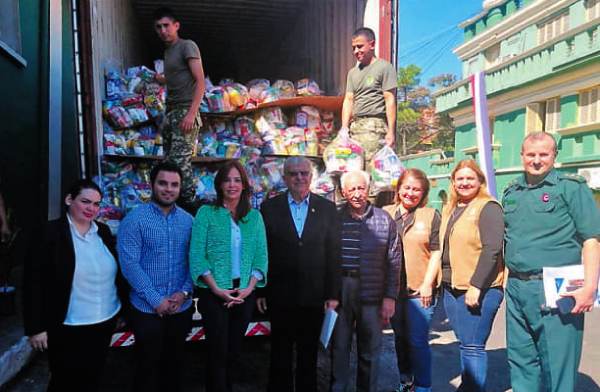 Empresarios de CDE enviaron donaciones | Diario Vanguardia 13