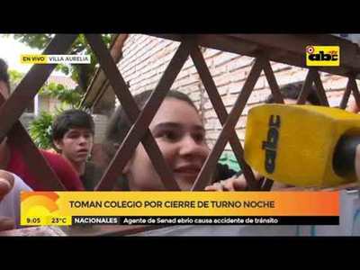Continúa toma de Colegio Roberto L. Petit - Tv - ABC Color