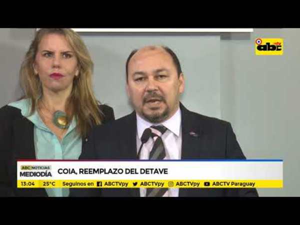 Coia, reemplazo del Detave - Tv - ABC Color