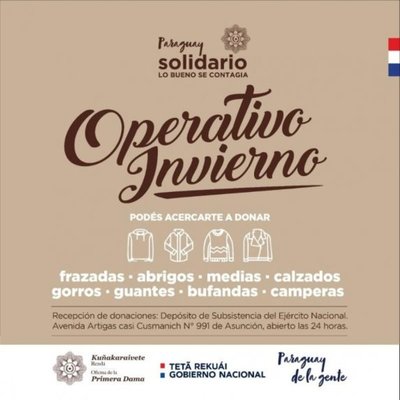 Operativo invierno: abrigos y frazadas para ayudar - Nacionales - ABC Color