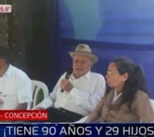 Abuelo tiene 90 años y 29 hijos - Paraguay.com