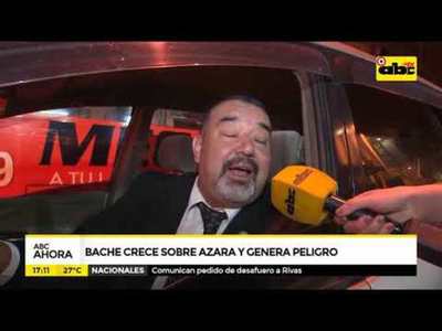 Cráter crece sobre Azara y genera peligro - Tv - ABC Color