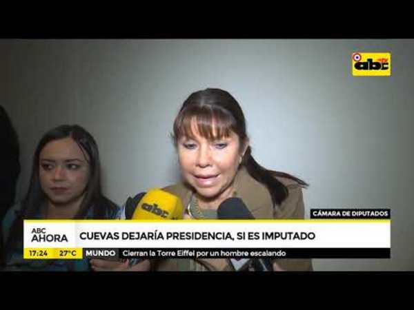 Cuevas dejaría presidencia si es imputado - Tv - ABC Color