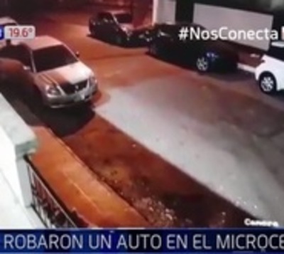 Roban automóvil en pleno microcentro - Paraguay.com