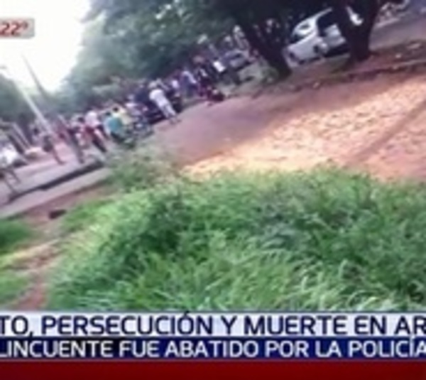 Delincuente fue abatido tras violento asalto a dos mujeres - Paraguay.com