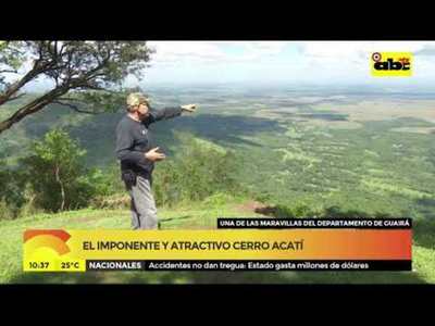El imponente y atractivo Cerro Acatí - Tv - ABC Color
