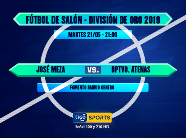 José Meza versus Atenas, por la División de Oro