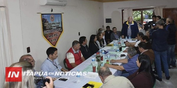 FIRMA DEL “CONVENIO ITAPÚA”, SE LLEVÓ A CABO ESTA MAÑANA EN TRINIDAD.