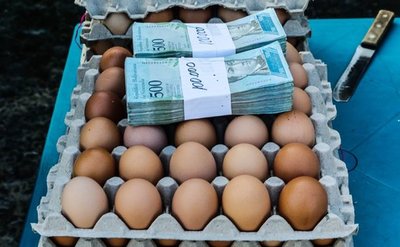 Hiperinflación: Un huevo cuesta lo mismo que 93,3 millones de litros de gasolina en Venezuela - ADN Paraguayo