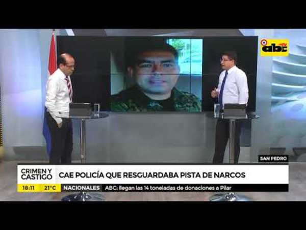 Cae policía que resguardaba pista de narcos - Tv - ABC Color