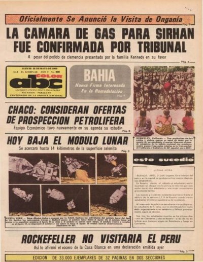 22 de mayo de 1969 - Un Dia Como Hoy - ABC Color