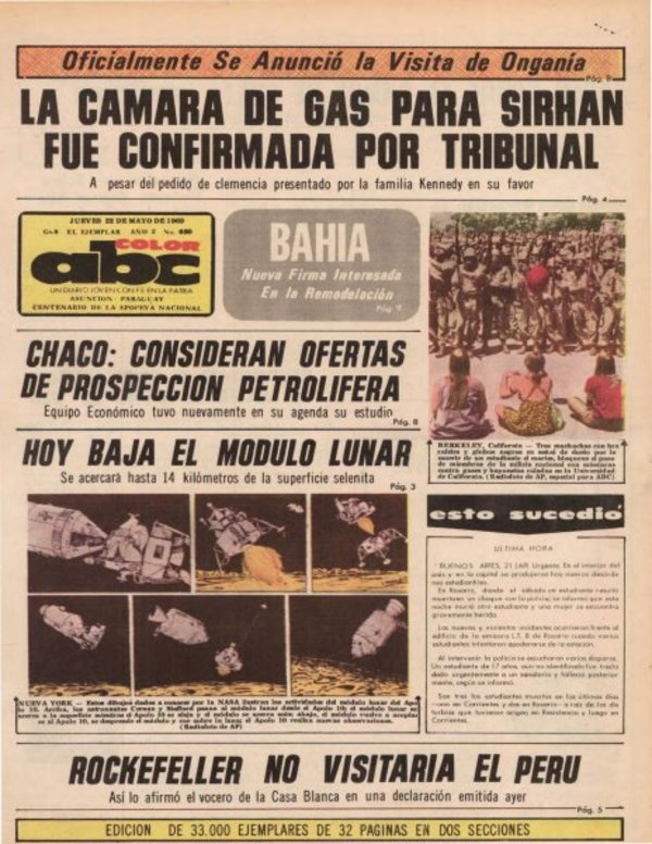 22 de mayo de 1969 - Un Dia Como Hoy - ABC Color