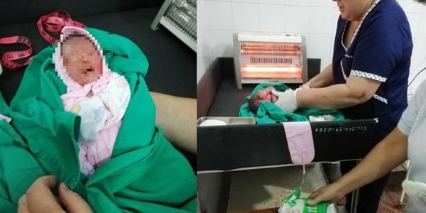 ABANDONARON A UNA RECIÉN NACIDA EN LA CALLE