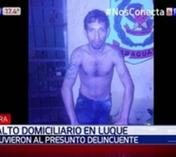 Capturan a peligroso delincuente domiciliario en Luque - Paraguay.com