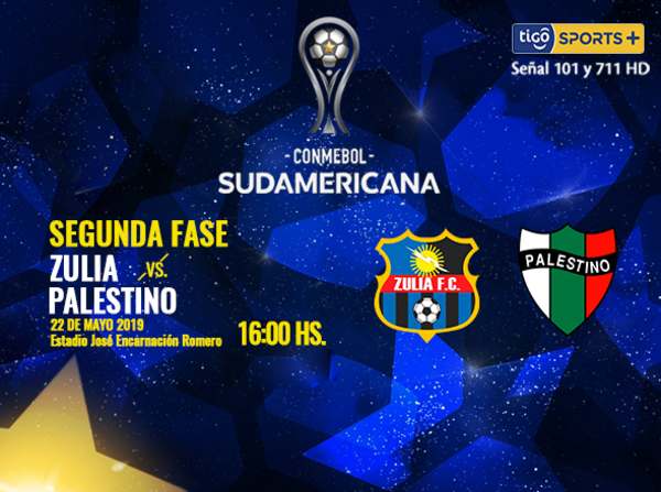 Palestino visita Venezuela para enfrentarse a Zulia