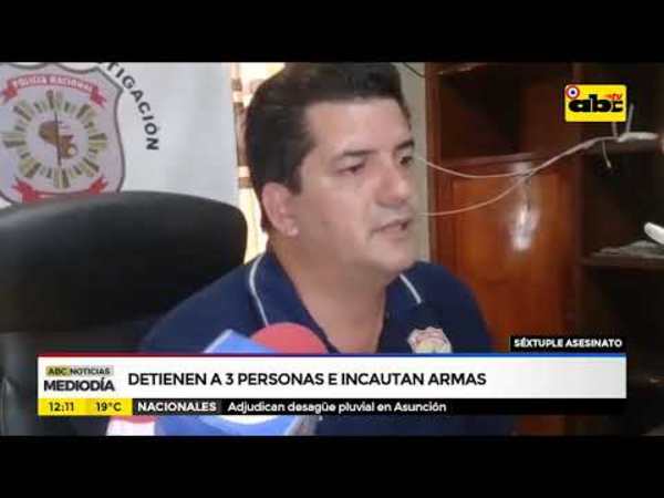 Detienen a 3 personas e incautan armas - Tv - ABC Color